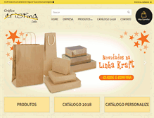 Tablet Screenshot of cartoescristina.com.br
